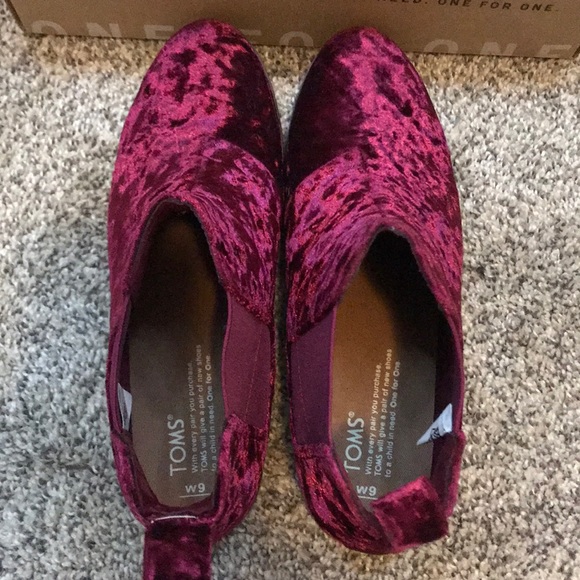 Toms velvet booties - Picture 3 of 3